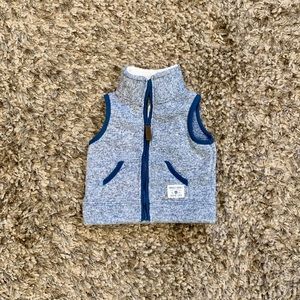 Toddler Boys Carter’s Blue Vest Jacket - Size 3M